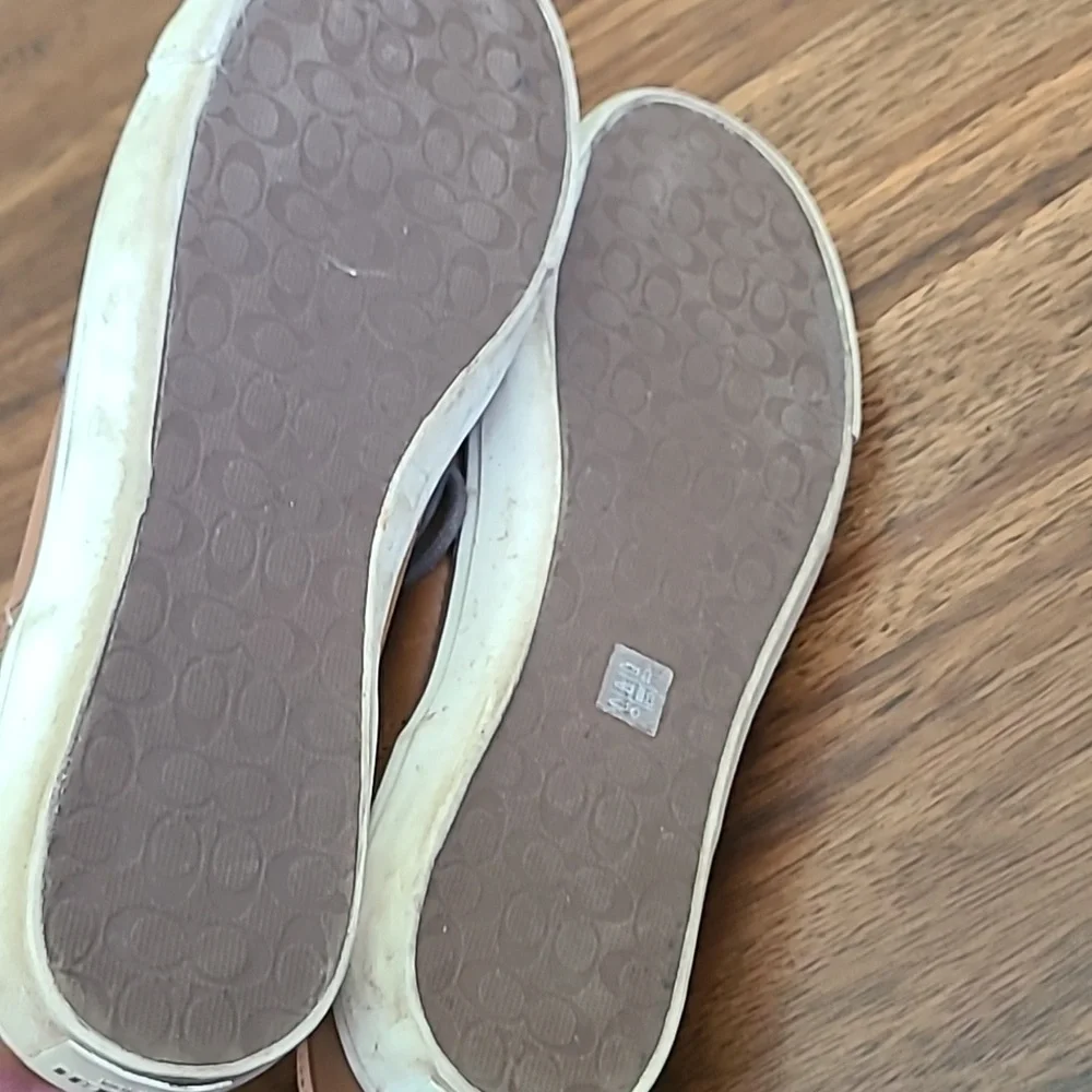 Leather Coach Shoes Mens 8.